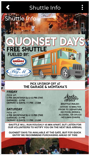 Quonset Days Screen 2
