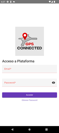 Android application GPS Connected screenshort