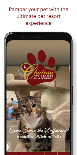 Android application Le Chateau Pet Resort screenshort