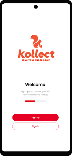 Android application Kollect Greenstreams Wasteroom screenshort