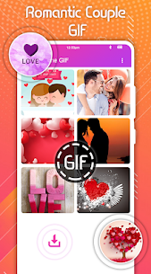Romantic Love Couple GIF Apk Real Kisses GIF app for Android 4