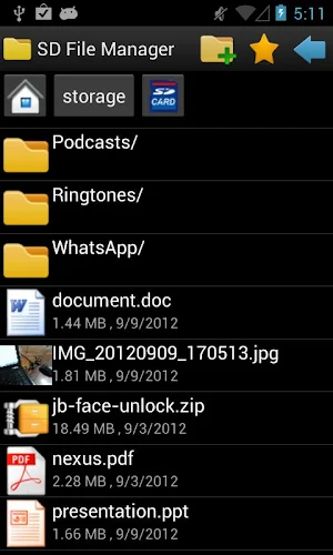 SD File Manager