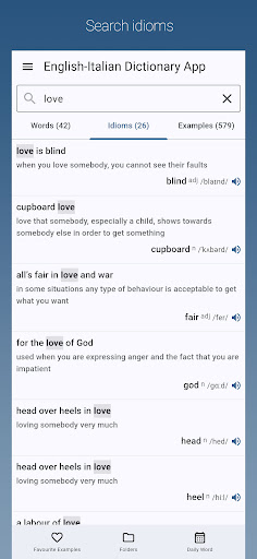 English-Italian Dictionary Pro