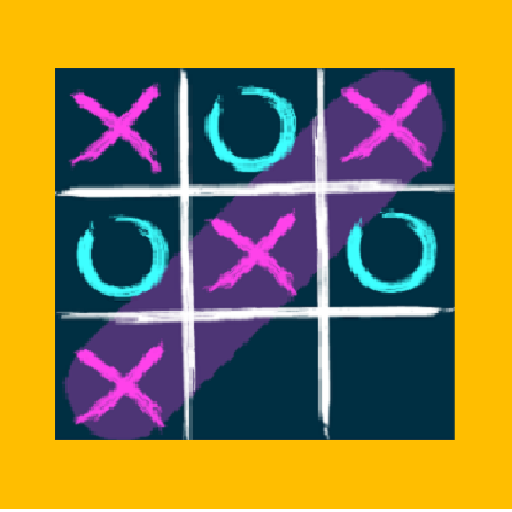 Simple tic tac toe offline logo