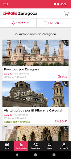 Guía de Zaragoza por Civitatis Screen 2