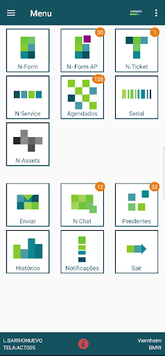 Android application Namoa Desenv. screenshort
