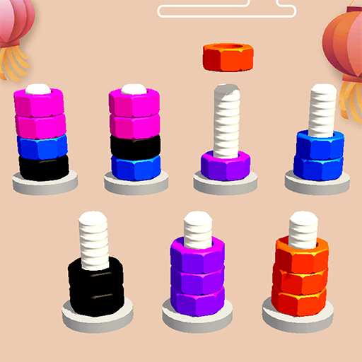 N Bolts Sort Puzzle Game logo