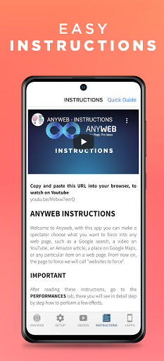 AnyWeb Magic Tricks Browser Screen 3