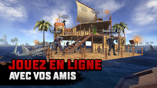 Raft® Survivance: Jeu Sandbox Capture d'Écran du Jeu Android 1
