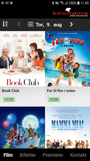 Android application Kinorama Aabenraa screenshort