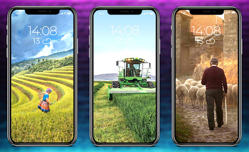 Android application Farming Wallpaper screenshort