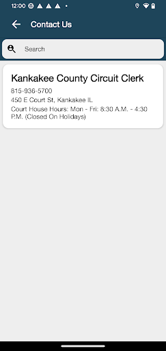 Kankakee County Circuit Clerk Screen 2