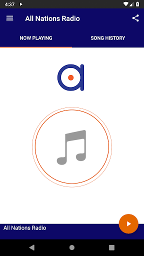 Android application All Nations Radio screenshort