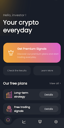 Android application CoinGate Crypto Signals screenshort