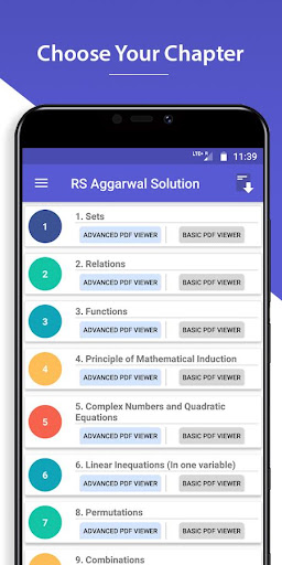 RS Aggarwal Maths Class 11 Sol Screen 2