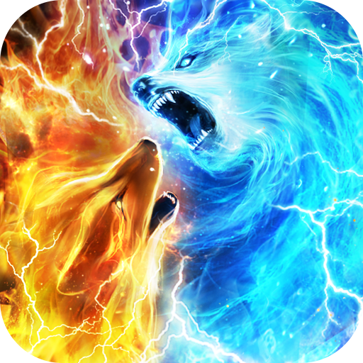 About: Ice Fire Wolf Wallpaper Themes
