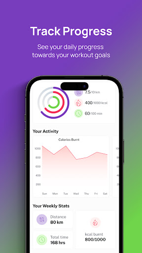 FitLink: Map, Track, Achieve Screen 2