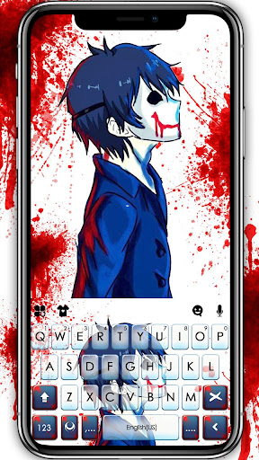 Android application Creepy Painter Keyboard Theme screenshort