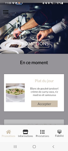 Android application Le coin Gourmand Sophia screenshort