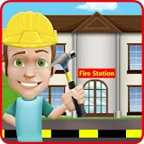 Fire Station House Builder: Construction Simulator icon