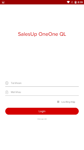 Android application SalesUp OneOneQL screenshort