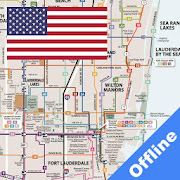 FORT LAUDERDALE MAP OFFLINE BROWARD COUNTY TRANSIT