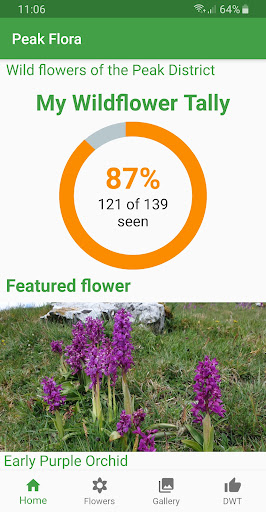 Android application Peak Flora screenshort