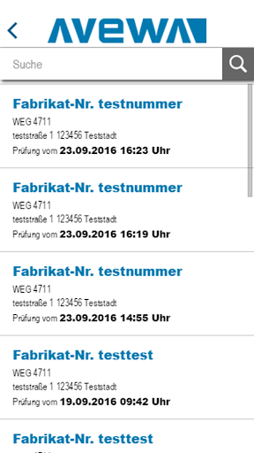 AVEWA Aufzugswärter Screen 2