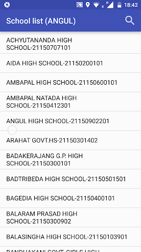 eVidyalaya Attendance Screen 3