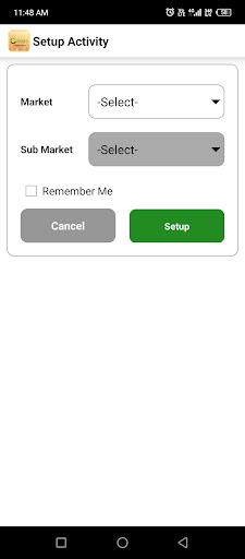 UMP Gate Entry App Screen 3
