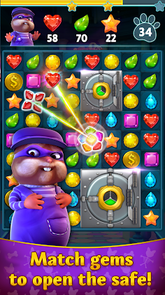 Diamond Quest - Match 3 puzzle - Screenshot 1