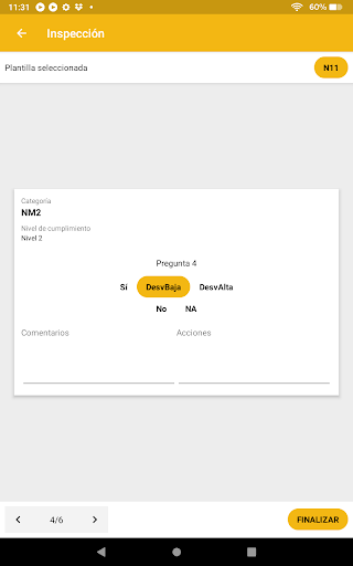 Android application BoAsesor screenshort