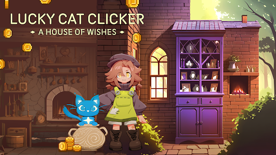 Lucky cat clicker MOD APK (Free Shopping) Download 1
