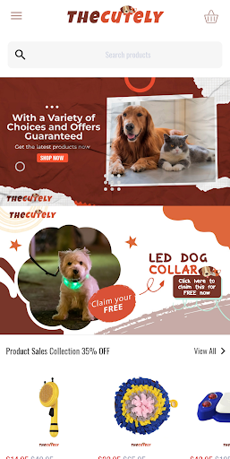 Android application TheCutely screenshort