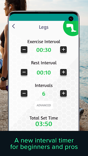 Android application Tabata hiit interval gym timer screenshort