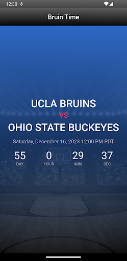 Android application Bruin Time screenshort