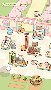 猫のマート: かわいい食料品店