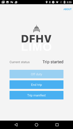 Android application DFHV Limo App screenshort