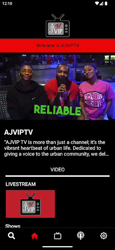 Android application AJVIPTV screenshort