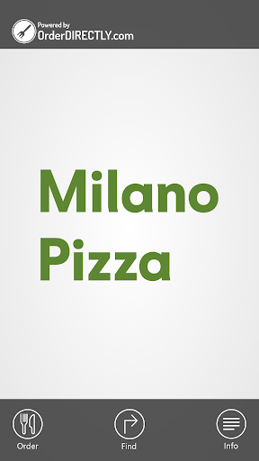 Android application Milano Pizza, Dagenham screenshort
