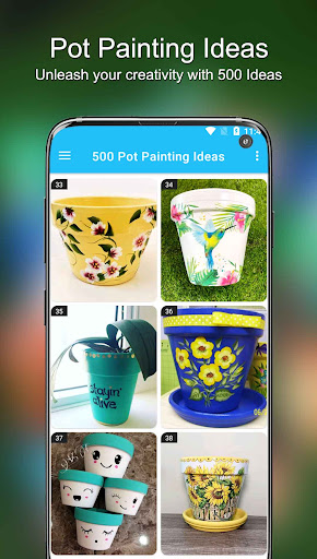 Android application Pot Painting Ideas screenshort