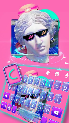 Vaporwave Keyboard Theme Screen 2