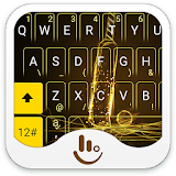 Shiny Golden Cricket Keyboard Theme icon