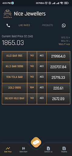 Android application Nice Jewellers screenshort