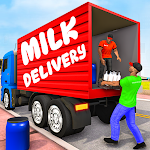Cover Image of Download Milk Delivery Truck Games 3D  APK