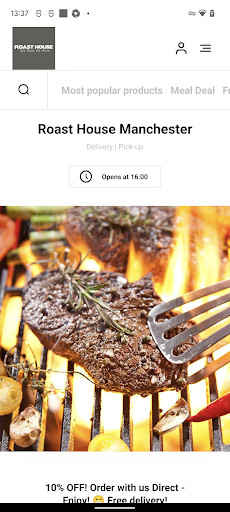 Android application Roast House Manchester screenshort