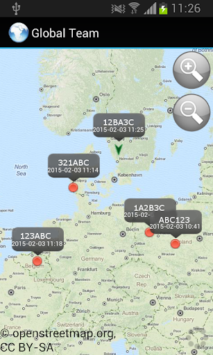 Global Team GPS Screen 2