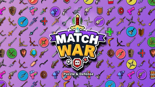 Match War MOD APK :Puzzle & Defense (Damage Multiplier/Defense) 6