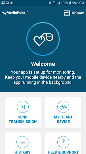 myMerlinPulse™ Screen 2