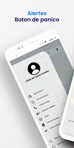 Android application AlerTex screenshort